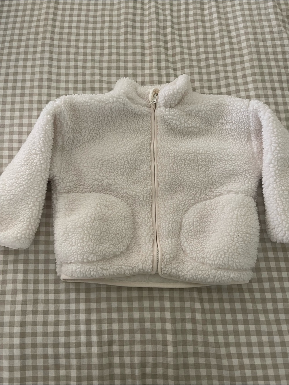 Little Co reversible Sherpa jacket 3t